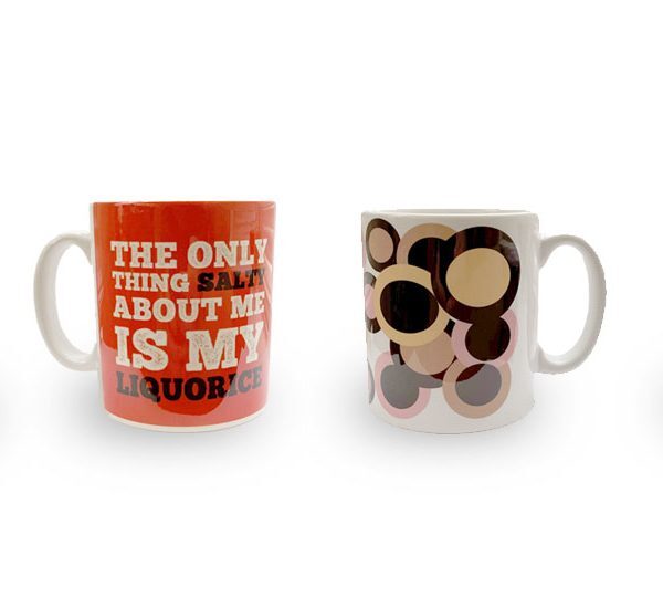 Liquorice mugs set of four